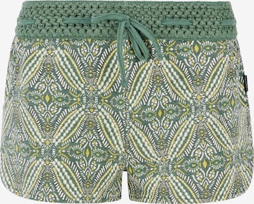 PROTEST Pants 'PRTFlowery 25' in Green: front