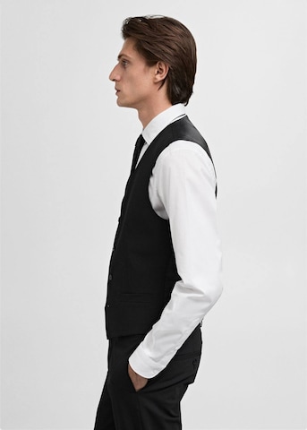 MANGO MAN Weste 'Paris' in Schwarz