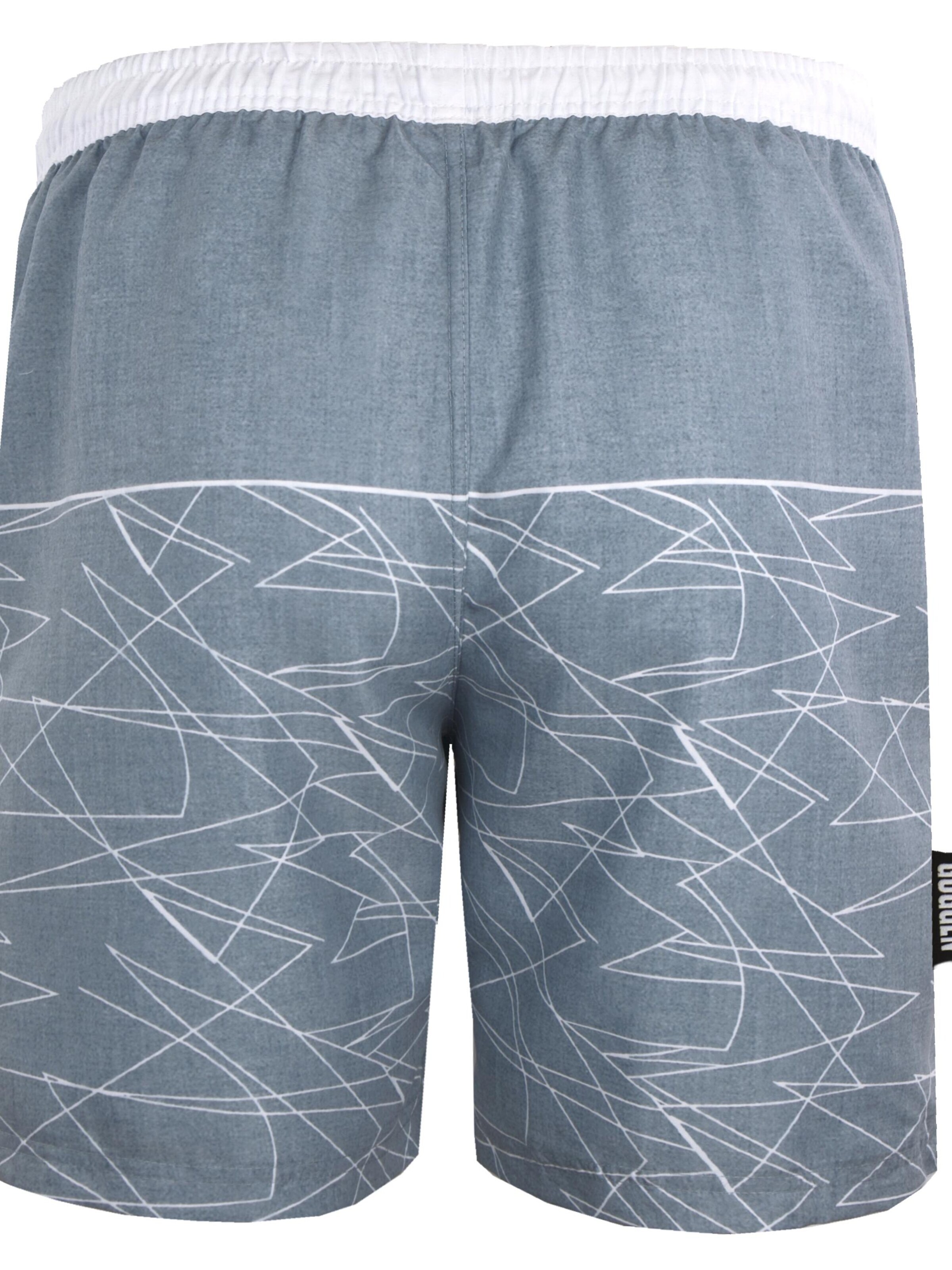 Guggen Mountain Badeshorts 'Boardshorts 1608'‌‌ in Grau