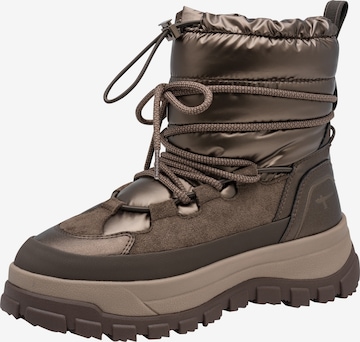 Tamaris - Botas de nieve en marrón: frente
