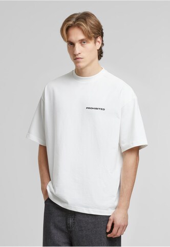 T-Shirt Prohibited en blanc
