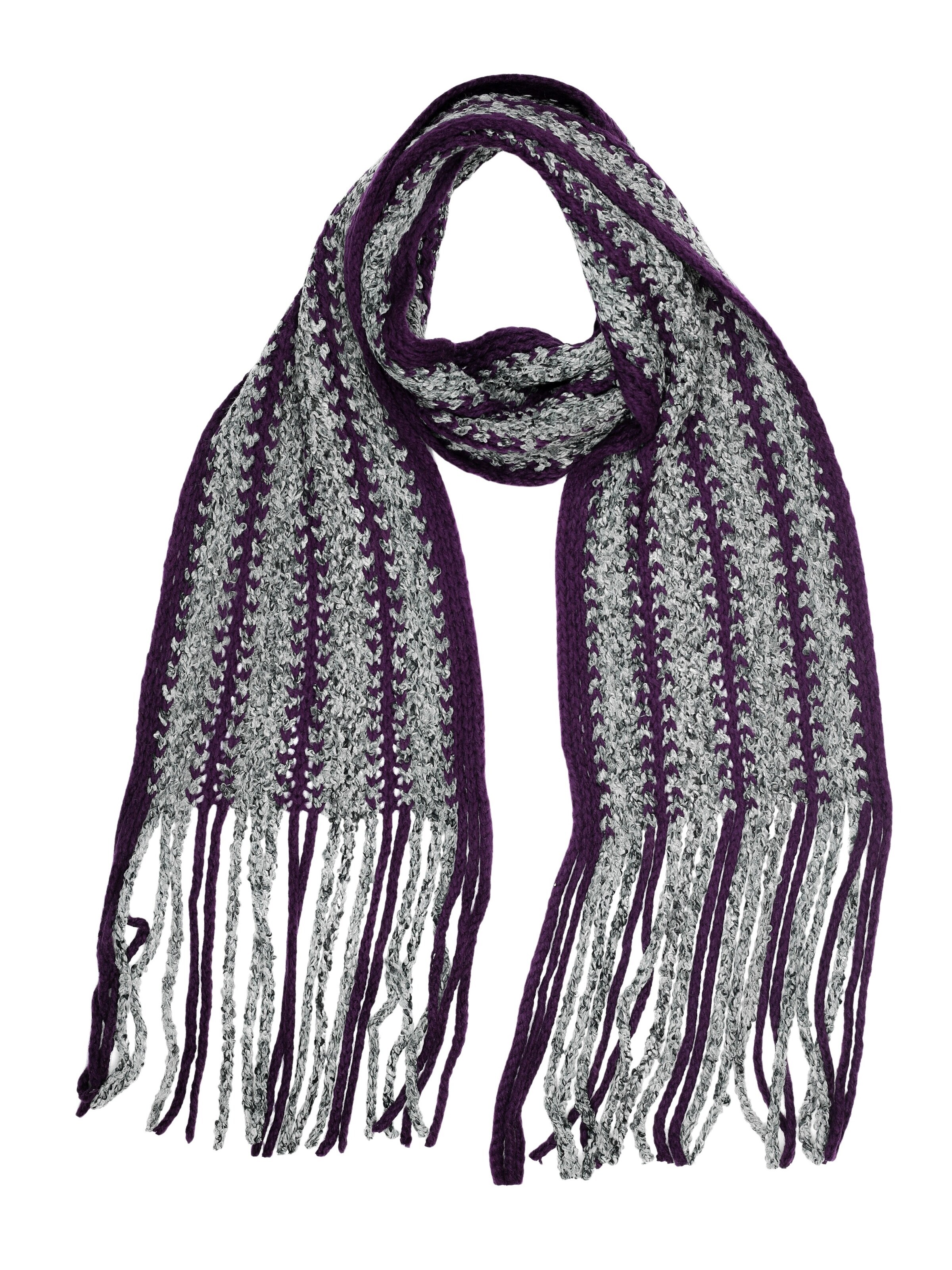 COLLEZIONE ALESSANDRO Schal 'Grobstrick'‌‌ in Lila