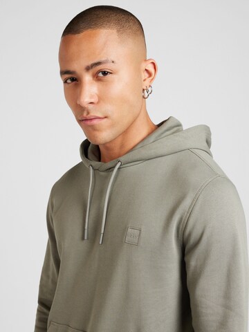 BOSS Sweatshirt 'Wetalk' in Grün