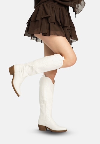 Elara Cowboylaarzen in Wit