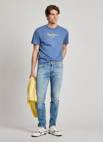 Pepe Jeans Tapered Jeans in Blau