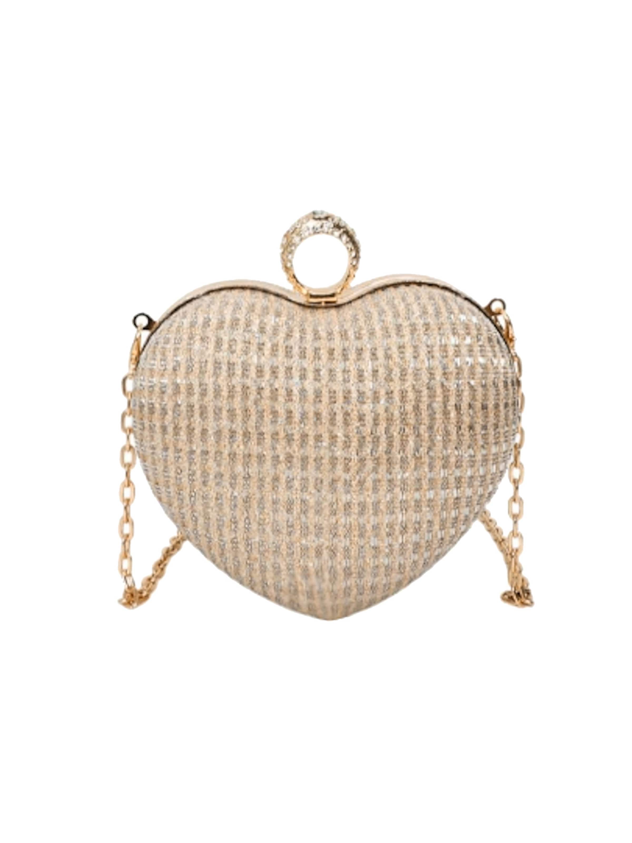 Tomshop24-7 Clutch 'Minna' in Gold: front