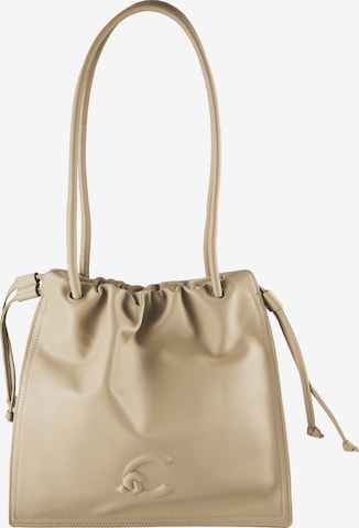 Coccinelle Schultertasche 'Dulse' in Beige: Vorderseite