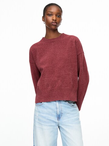 Pull&Bear Trui in Rood: voorkant