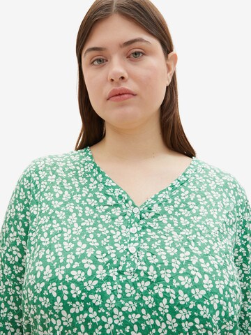 Tom Tailor Women + Blouse in Groen