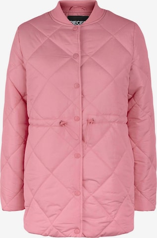 PIECES Демисезонная куртка 'Bee' в Ярко-розовый: спереди