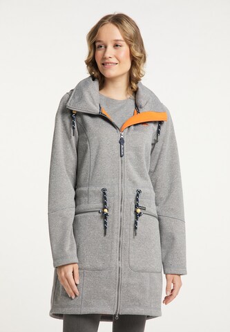 Schmuddelwedda Raincoat in Grey: front