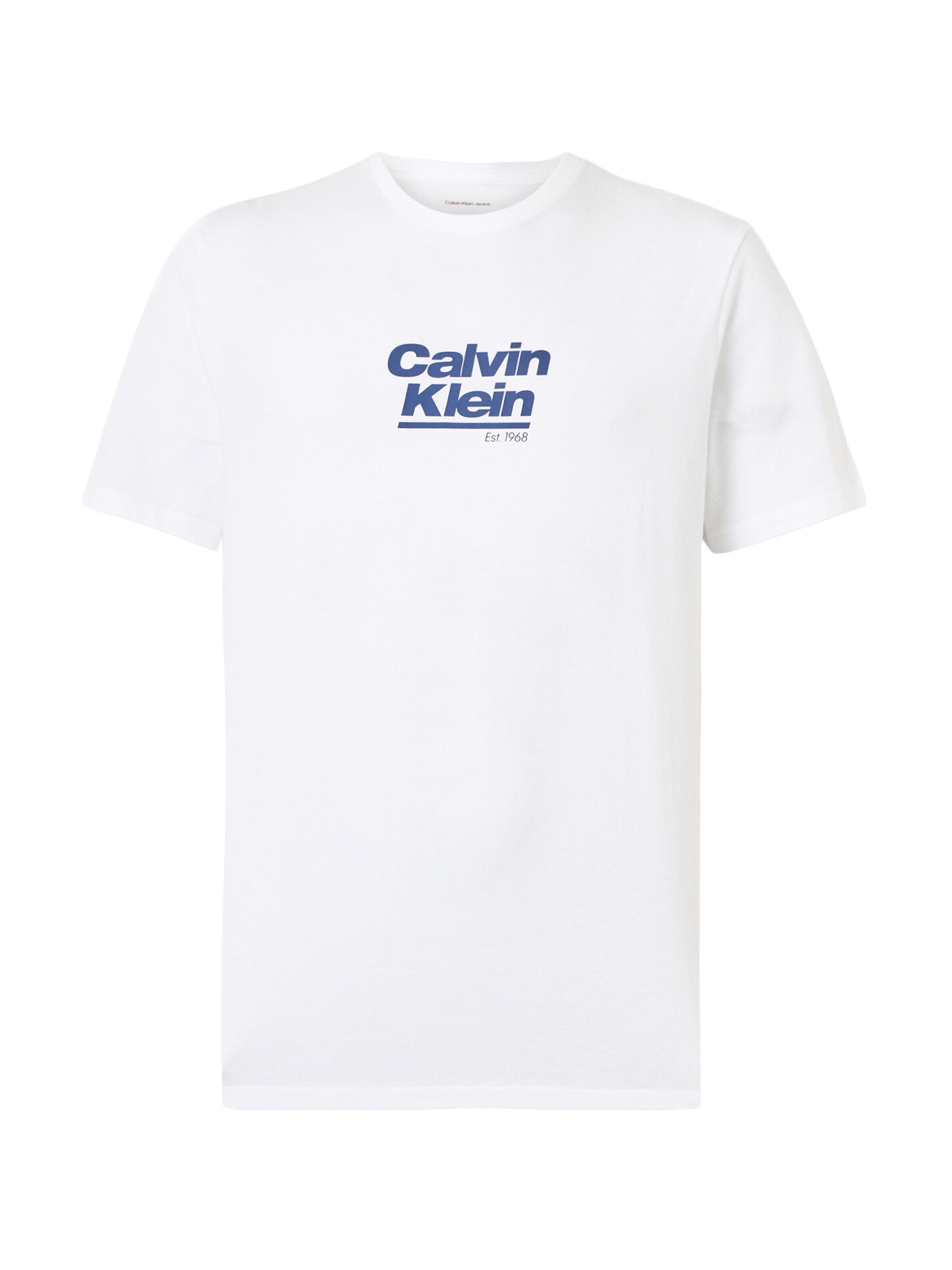 Calvin Klein Jeans T-shirt '30S' i royalblå / vit, Produktvy