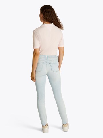 TOMMY HILFIGER Skinny Kavbojke | modra barva