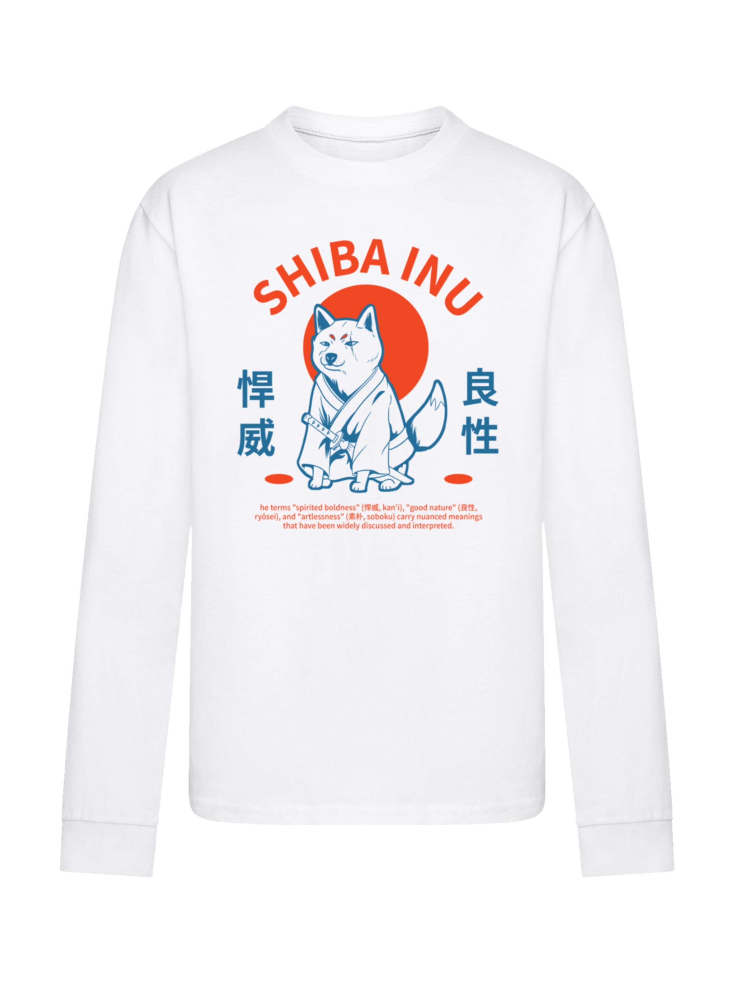T-Shirt 'Japanischer Shiba Inu Hund' F4NT4STIC en blanc : devant