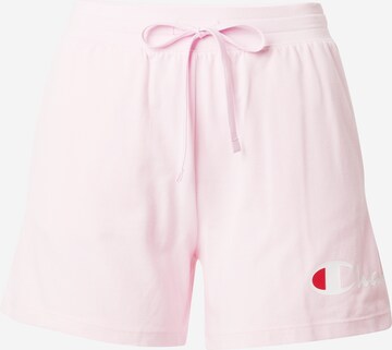 Champion Authentic Athletic Apparel Regular Broek in Roze: voorkant