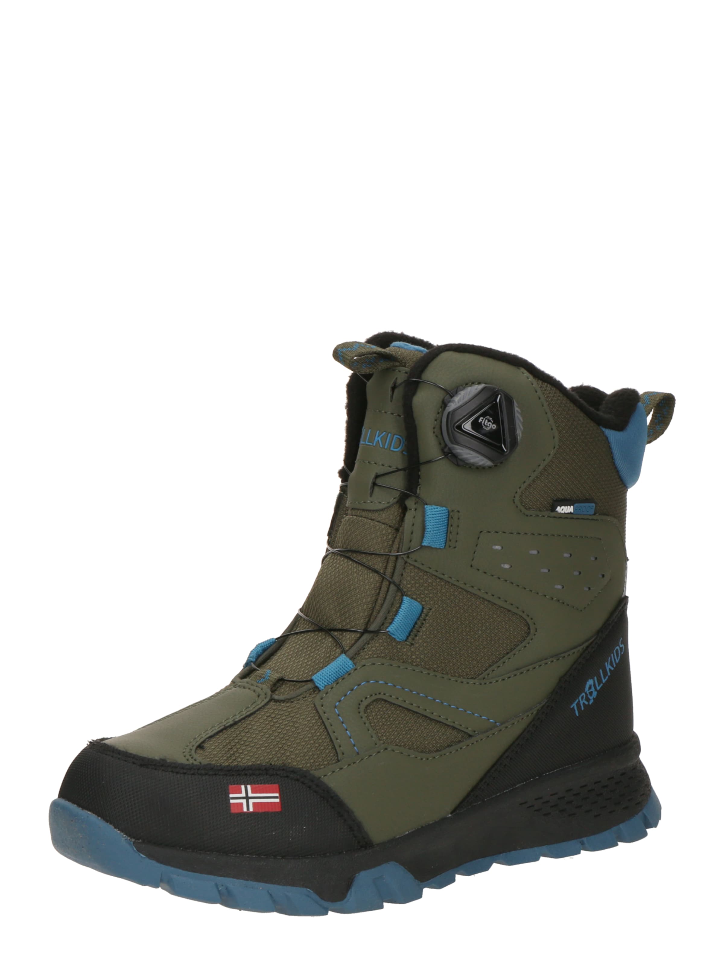 Bocanci de zăpadă 'Kirkenes' de la TROLLKIDS pe verde: față