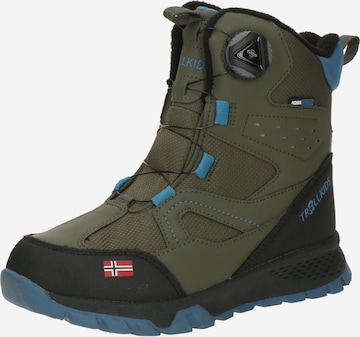 TROLLKIDS Talvisaappaat 'Kirkenes' värissä vihreä: etupuoli