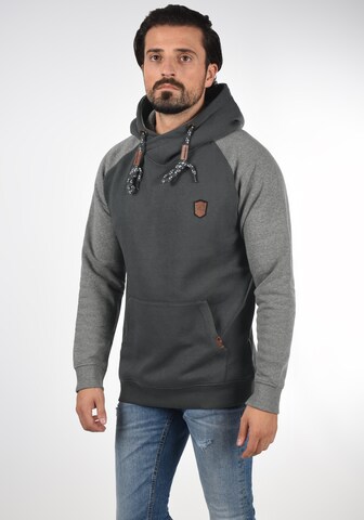 INDICODE JEANS Hoodie 'Toney' in Grau: predná strana