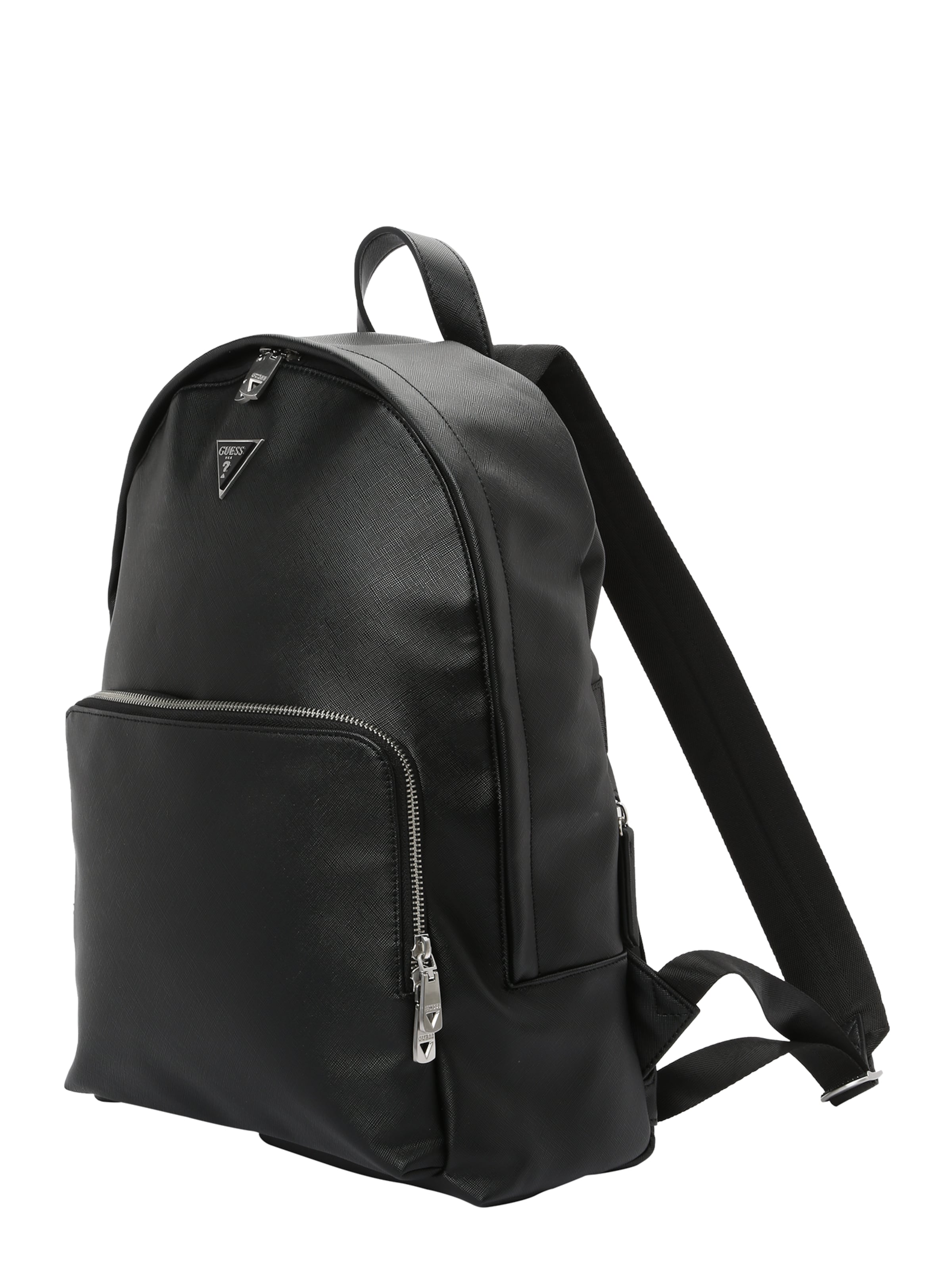 GUESS Backpack 'MILANO COMPACT BACKPACK' in Black: front