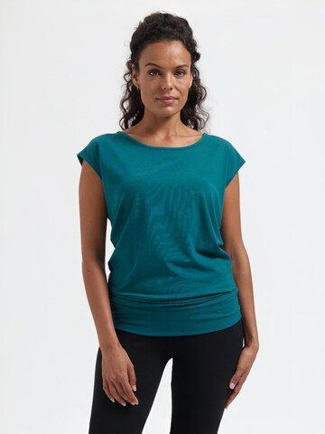 Urban Goddess Yoga & Activewear Sporttop 'Asana Yoga and Pilates' in Grün
