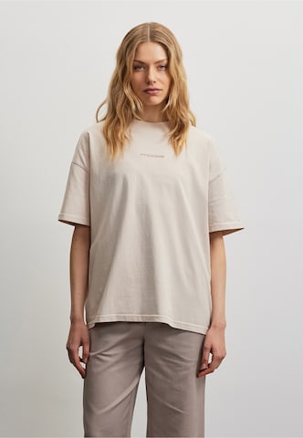 T-shirt oversize 'Bracy' Pegador en beige : devant