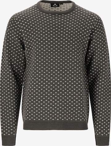 Whistler Strickpullover 'Borge' in Grau: Vorderseite