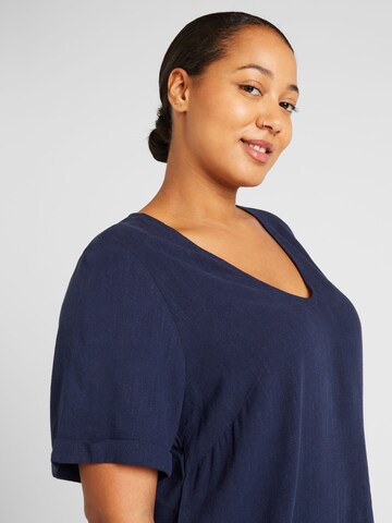 EVOKED Shirt 'FILIA' in Blauw