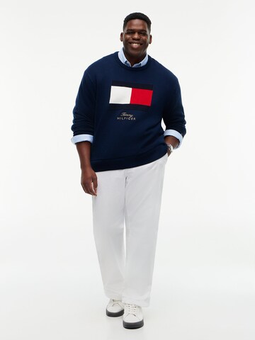 TOMMY HILFIGER Pullover in Blau