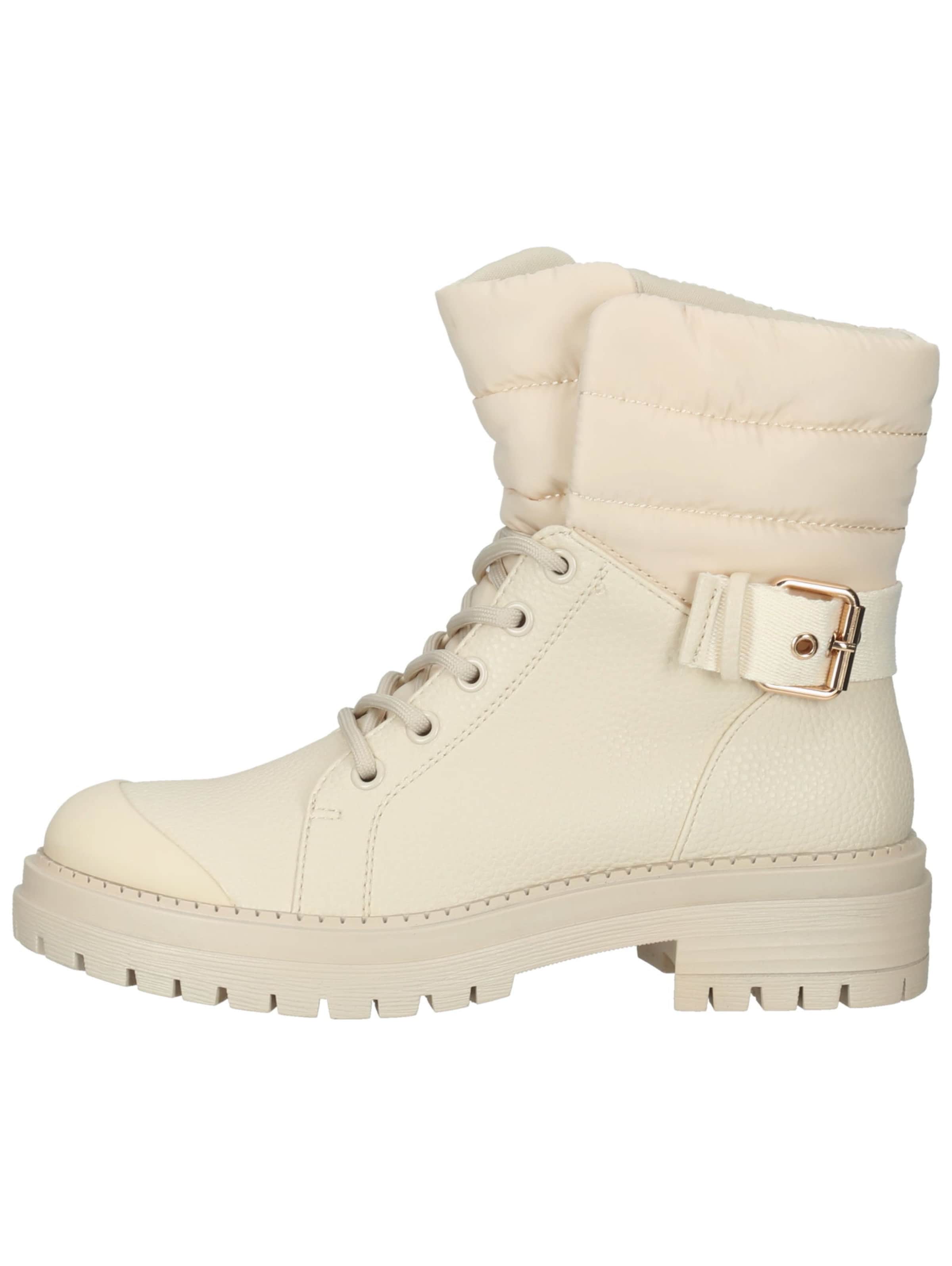 LA STRADA Schnürstiefelette in Beige