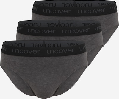 uncover by SCHIESSER Slip ' 3er-Pack Uncover ' en gris foncé, Vue avec produit