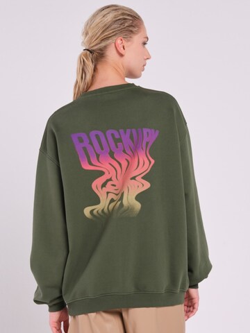 Rockupy Sweatshirt 'Callista'‌‌‌‌‌‌‌‌ in Grün