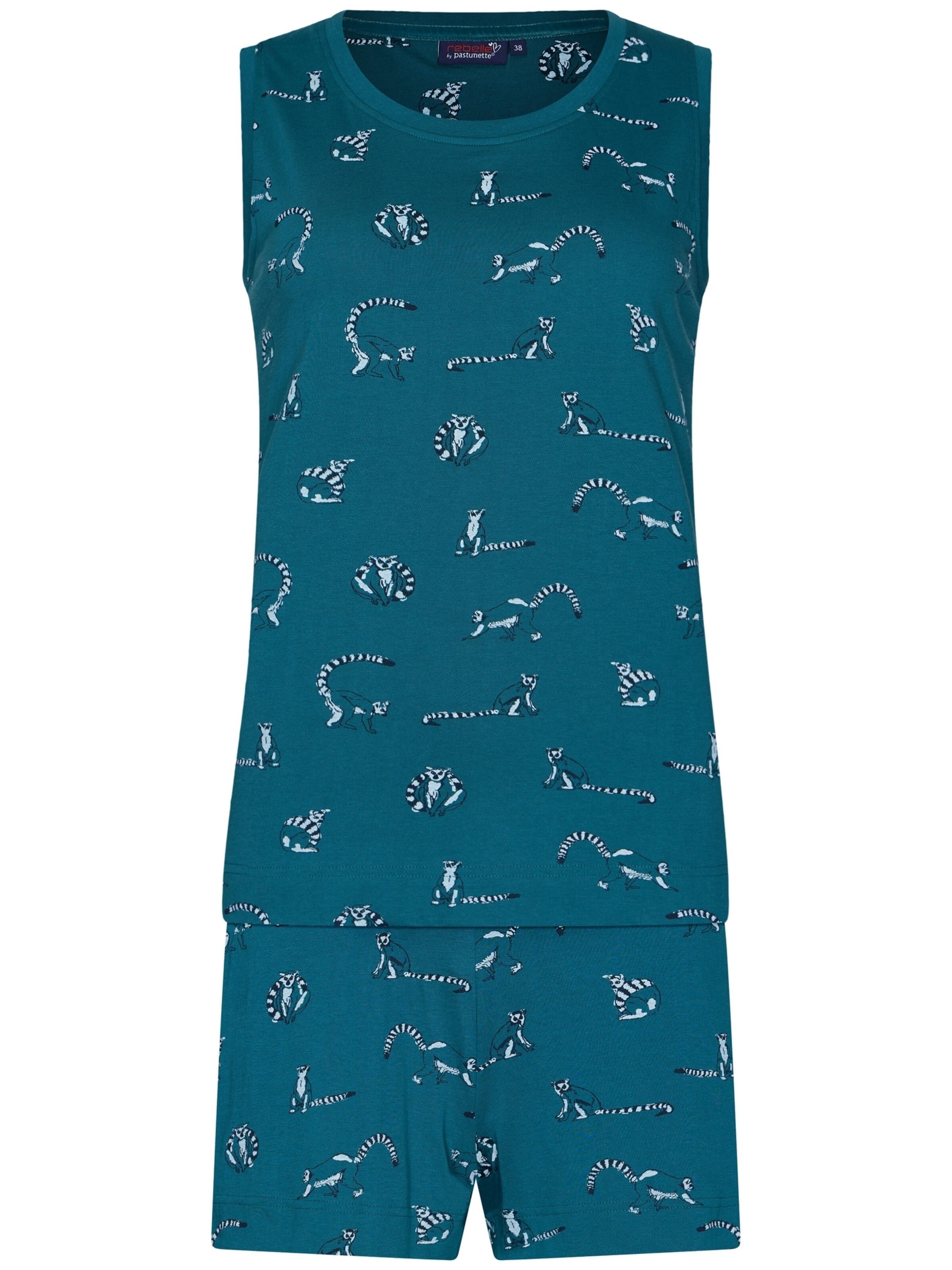 Rebelle Pajama in Green: front