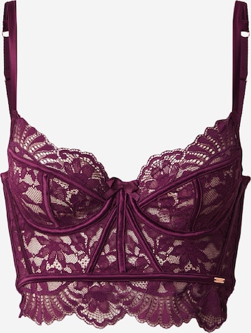 Hunkemöller Bralette Bra 'Jamie' in Purple: front