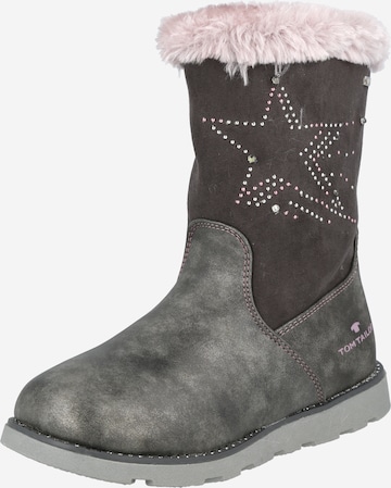TOM TAILOR Stiefel in Grau: front