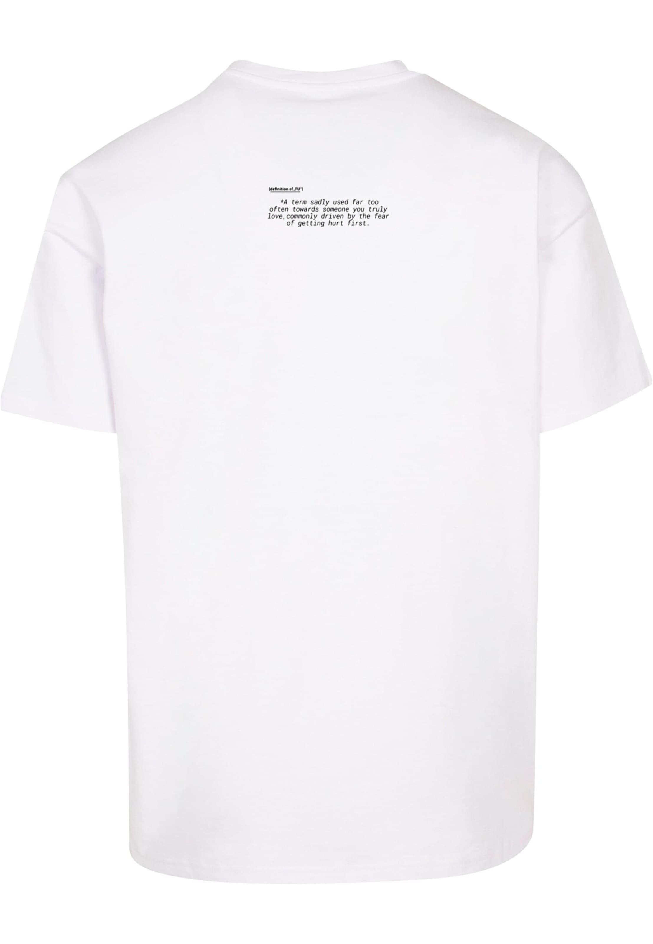 MT Upscale Футболка 'FU' в Белый