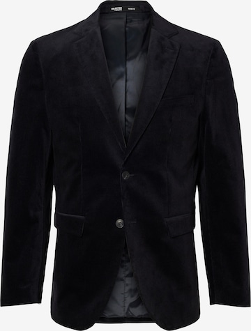 Coupe slim Veste de costume 'BOE' SELECTED HOMME en bleu : devant