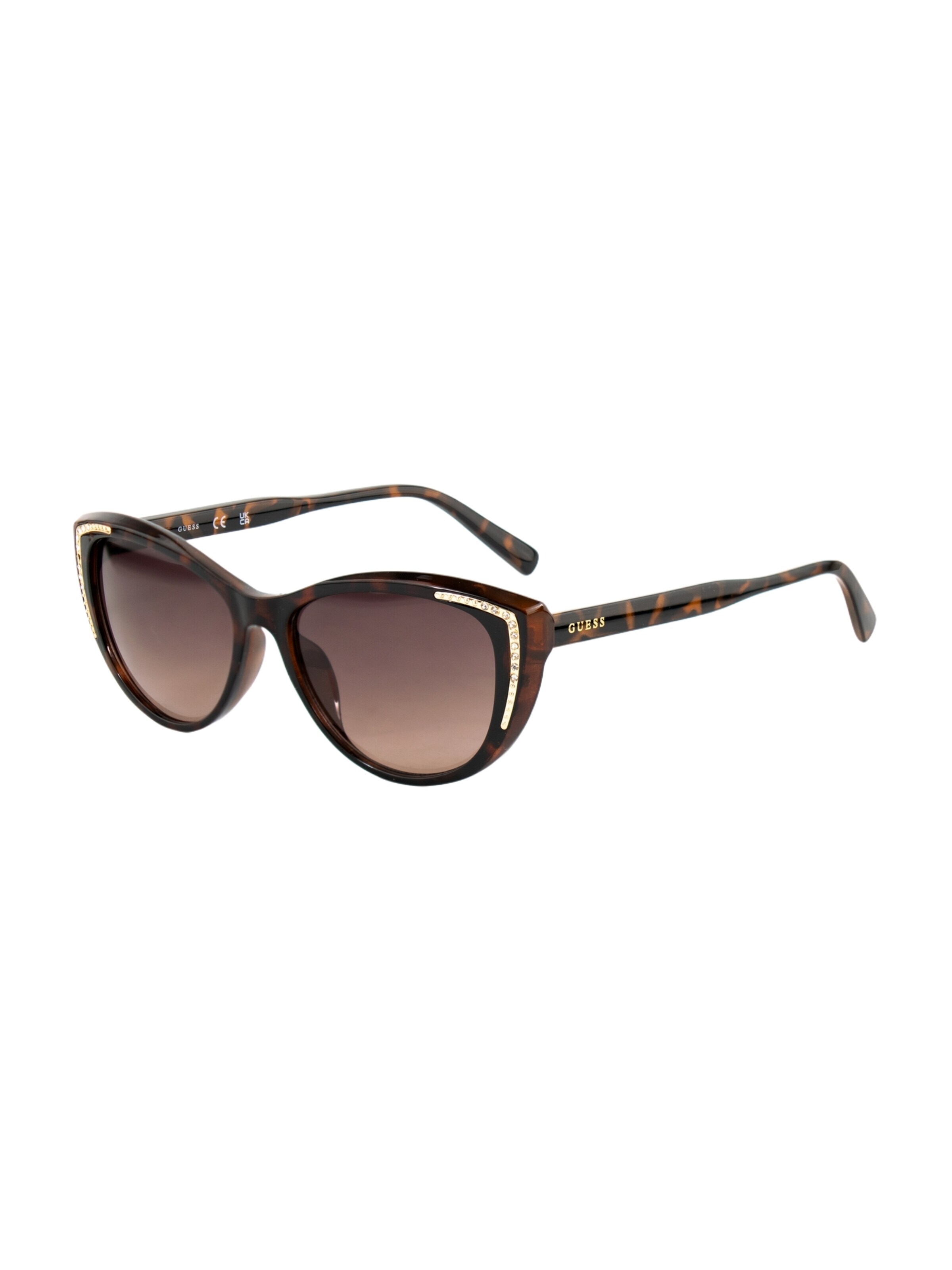 GUESS Okulary przeciwsłoneczne 'Sonnenbrille' w kolorze brązowy