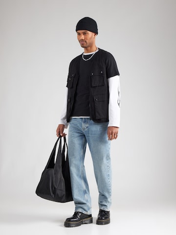 Pepe Jeans - Camiseta 'CONTRAST CONNOR' en negro