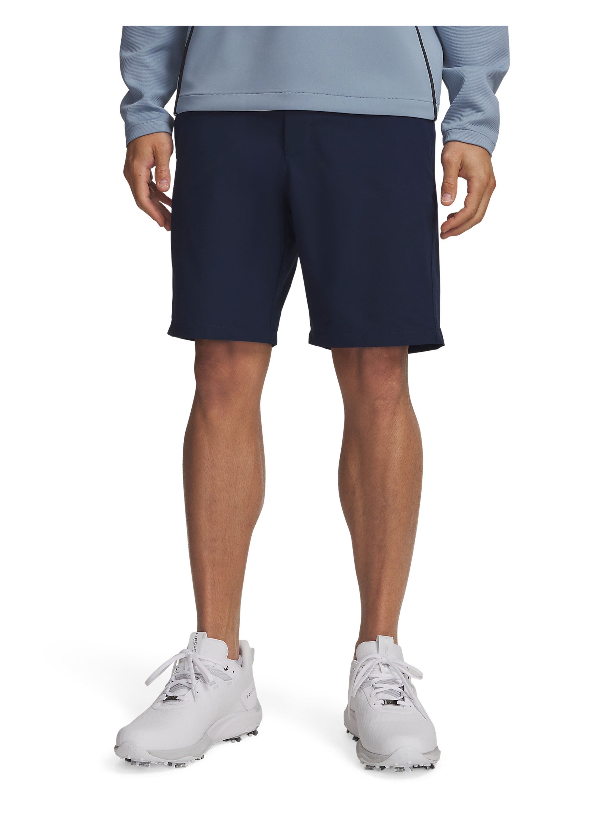 UNDER ARMOUR Regular Workout Pants in Blue: front