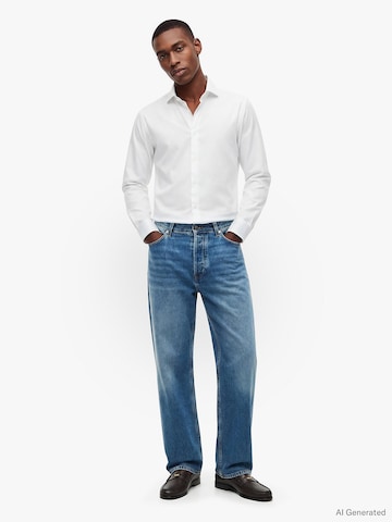 TOMMY HILFIGER Slim Fit Hemd in Weiß
