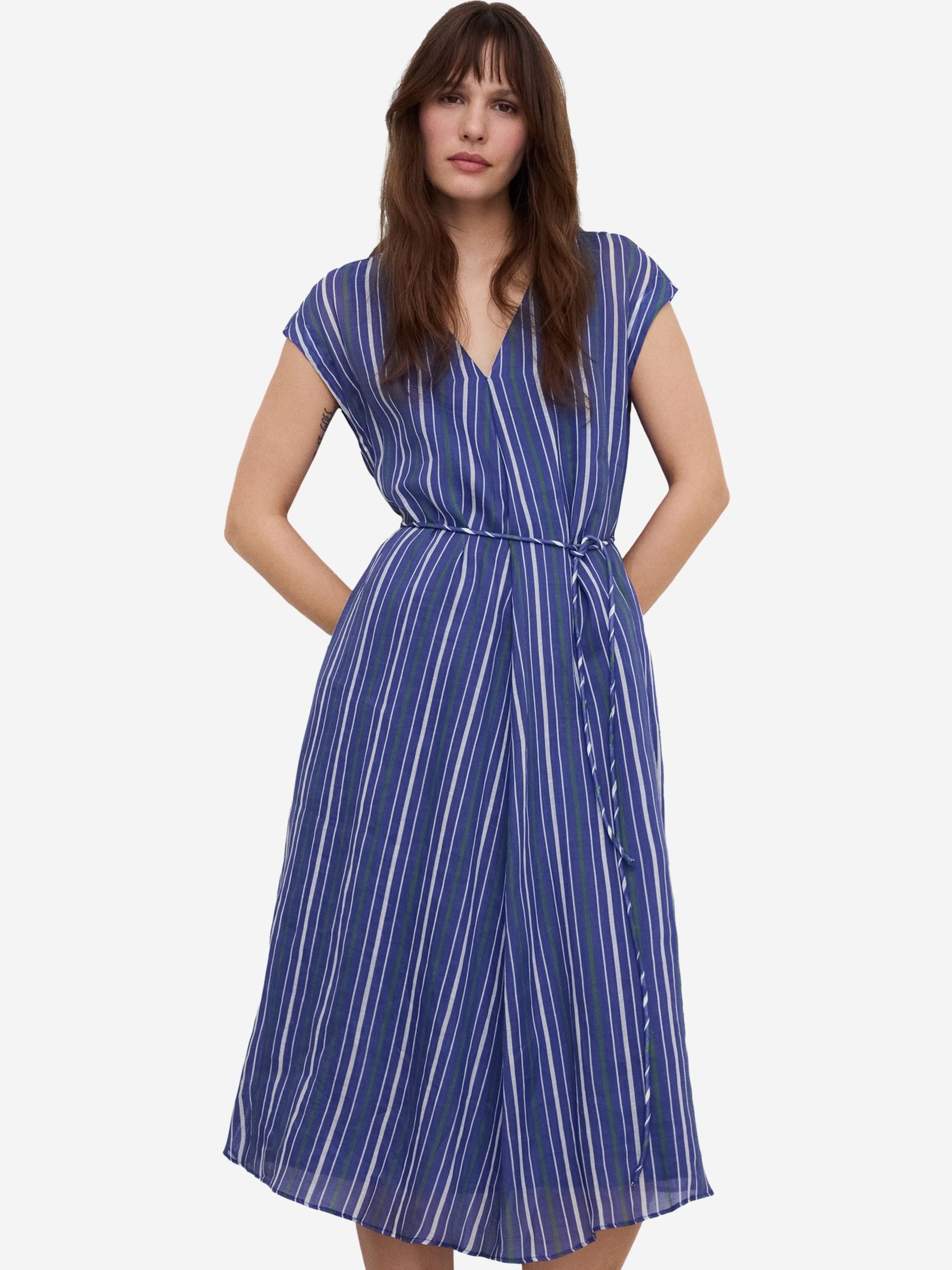 Adolfo Dominguez Dress in Blue: front