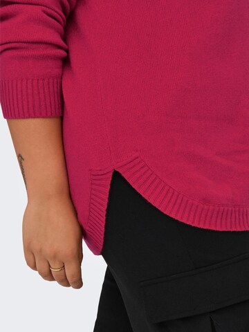 ONLY Carmakoma - Pullover 'MARGARETA' em vermelho