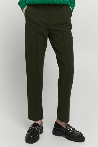 regular Pantaloni di b.young in verde: frontale