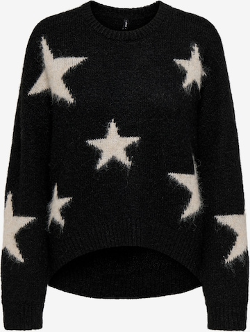 ONLY Strickjacke 'ONLAZU' in Schwarz: Vorderseite