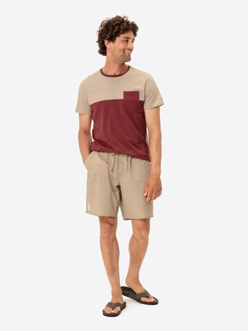 VAUDE Performance shirt 'Nevis' in Beige