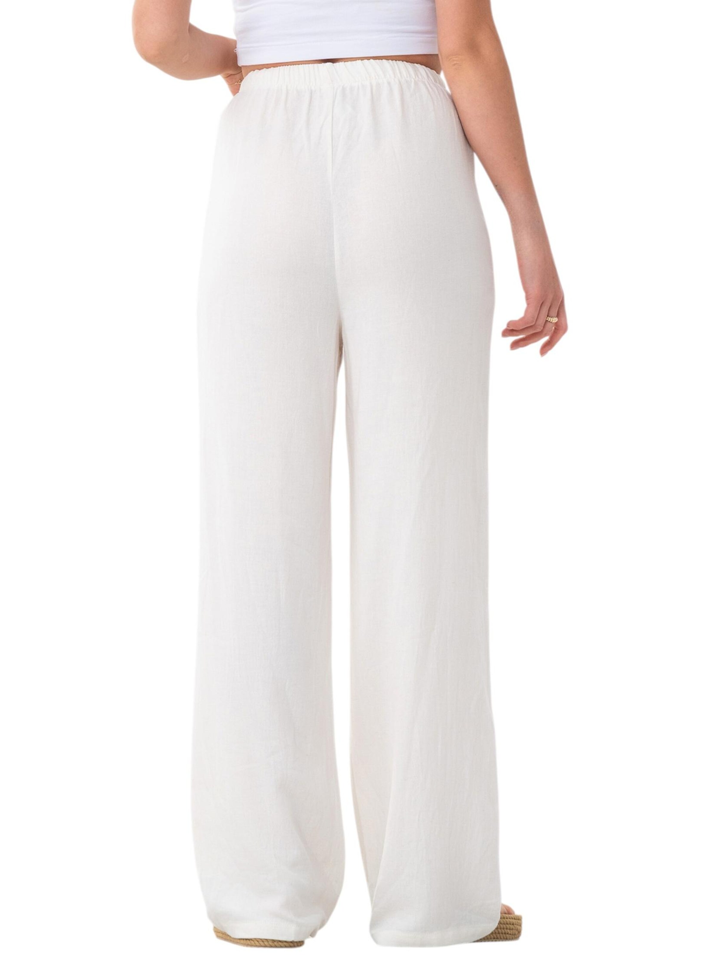 WENOR Wide leg Broek 'SAIRA' in Wit