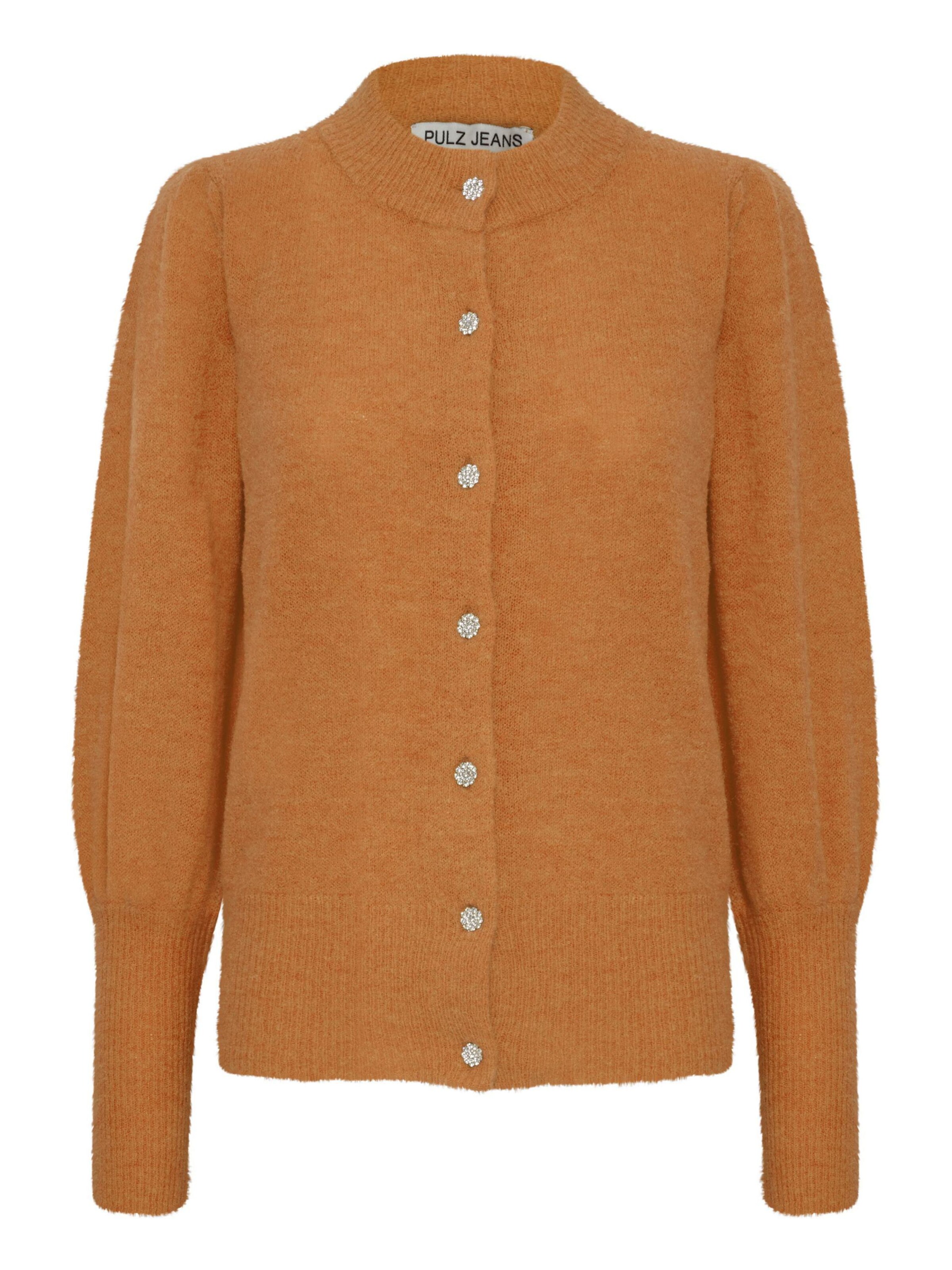 Cardigan ' ASTRID ' PULZ Jeans en marron : devant