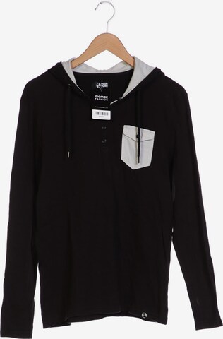 YOURTURN Sweatshirt & Zip-Up Hoodie in L in Black: front