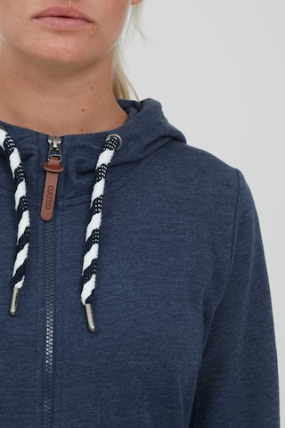 Oxmo Zip-Up Hoodie 'WANDA' in Blue