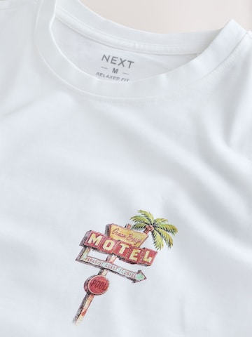 Next - Camiseta en blanco